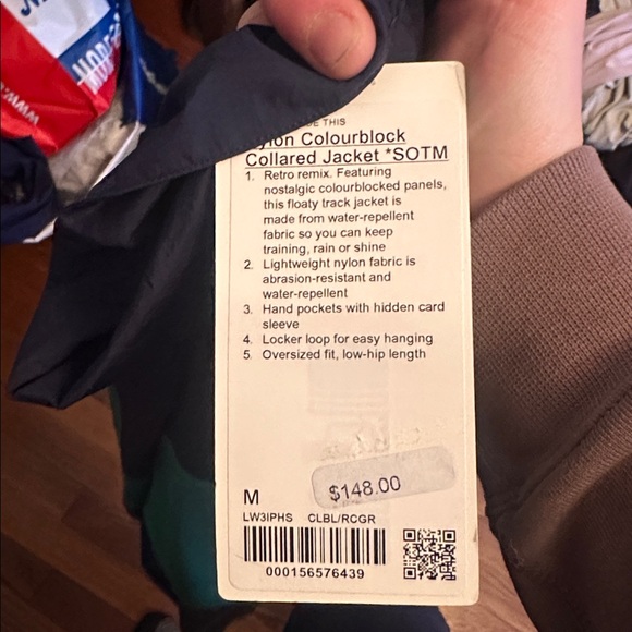 Lululemon Women's Green and Blue Track Jacket - Picture 5 of 5